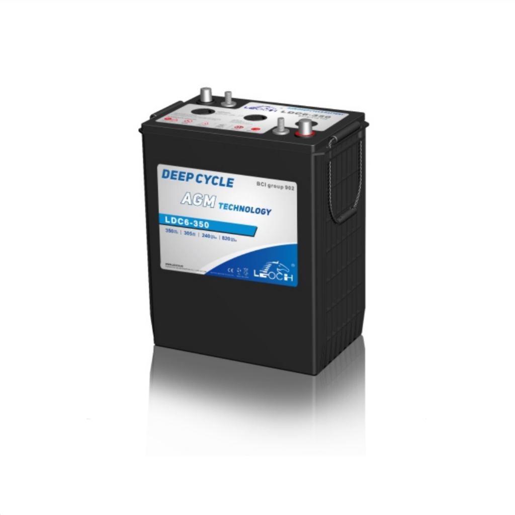 Leoch LDC6-350 AGM Group 902 Deep Cycle Battery