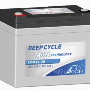 Leoch AGM Deep Cycle 12V 39Ah U1 Battery B Term