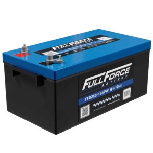 Full Force 12V AGM Group 8D Battery 260Ah Dual Terminal