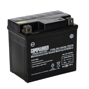 Commander CTX5L-BS Motorcycle & ATV Battery 70CCA - Replaces YTX5L